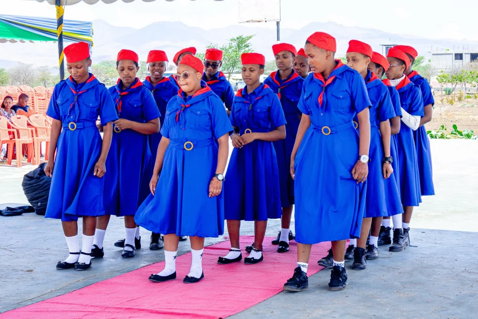 The choir at Tumaini Senior Secondary